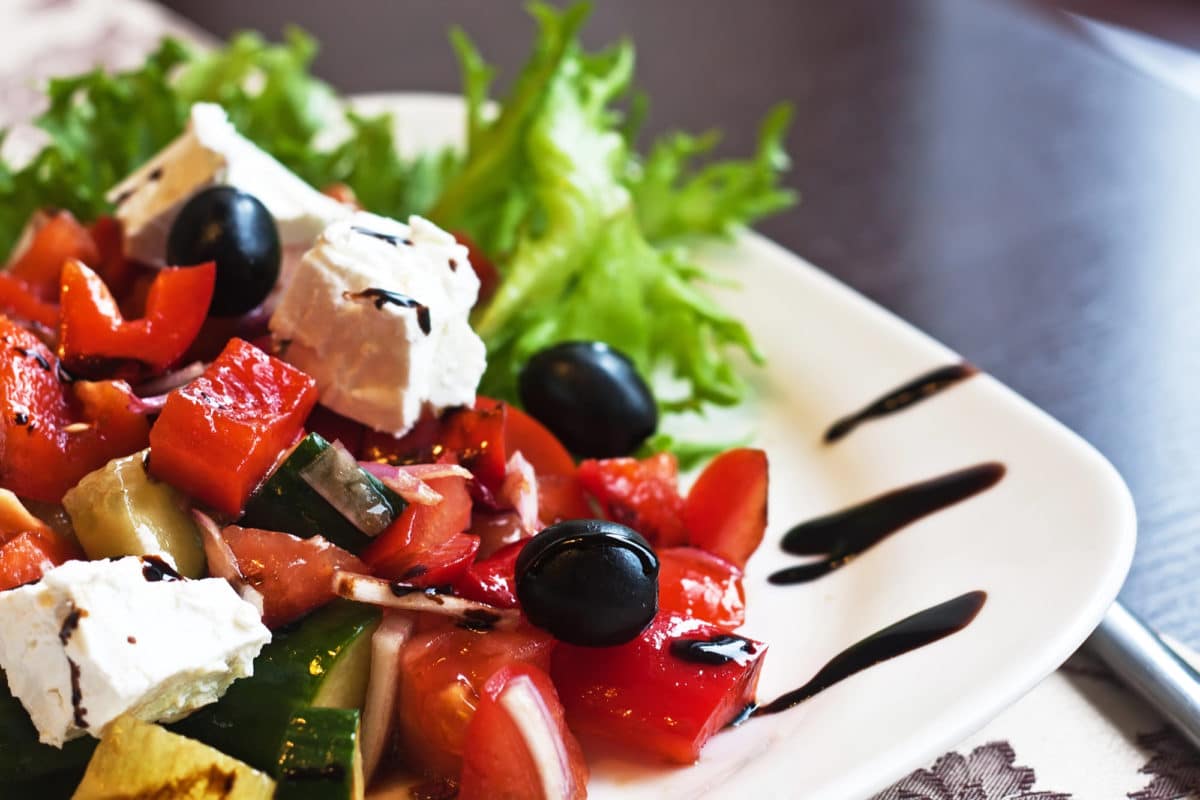 Repas méditerranéen