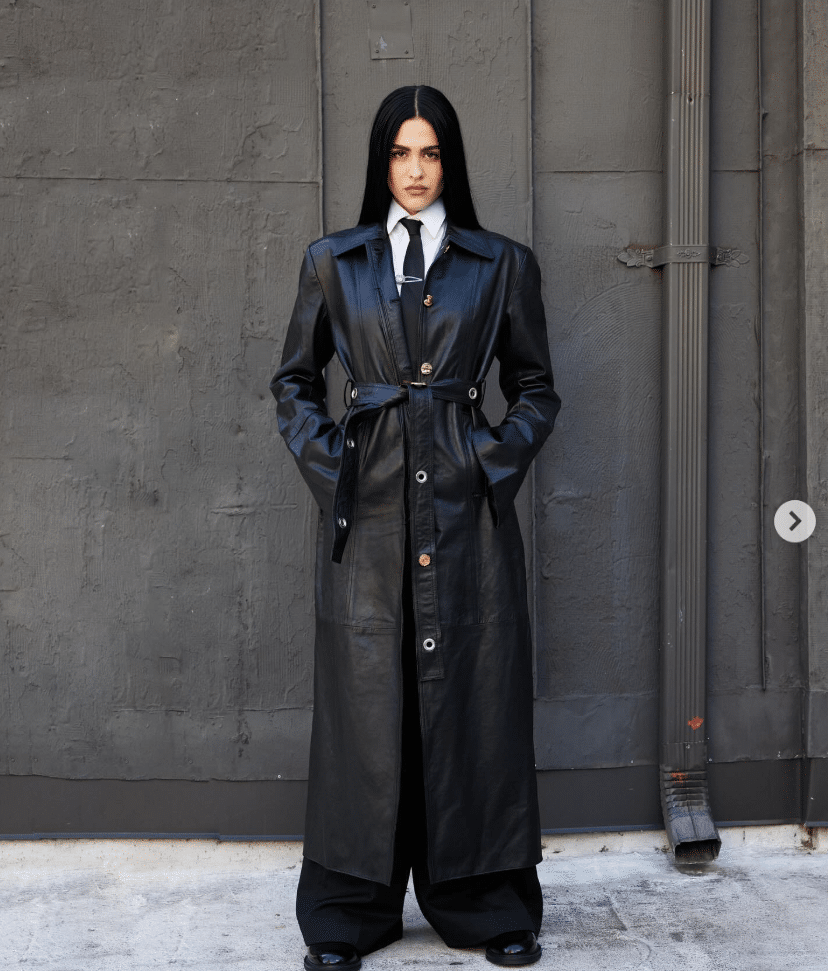 Manteau en cuir de chez H&M